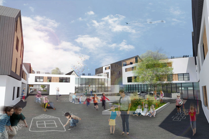 Cazenove Architecte Erp Ecole Concours Sainte Jeanne D Arc Bretigny 006