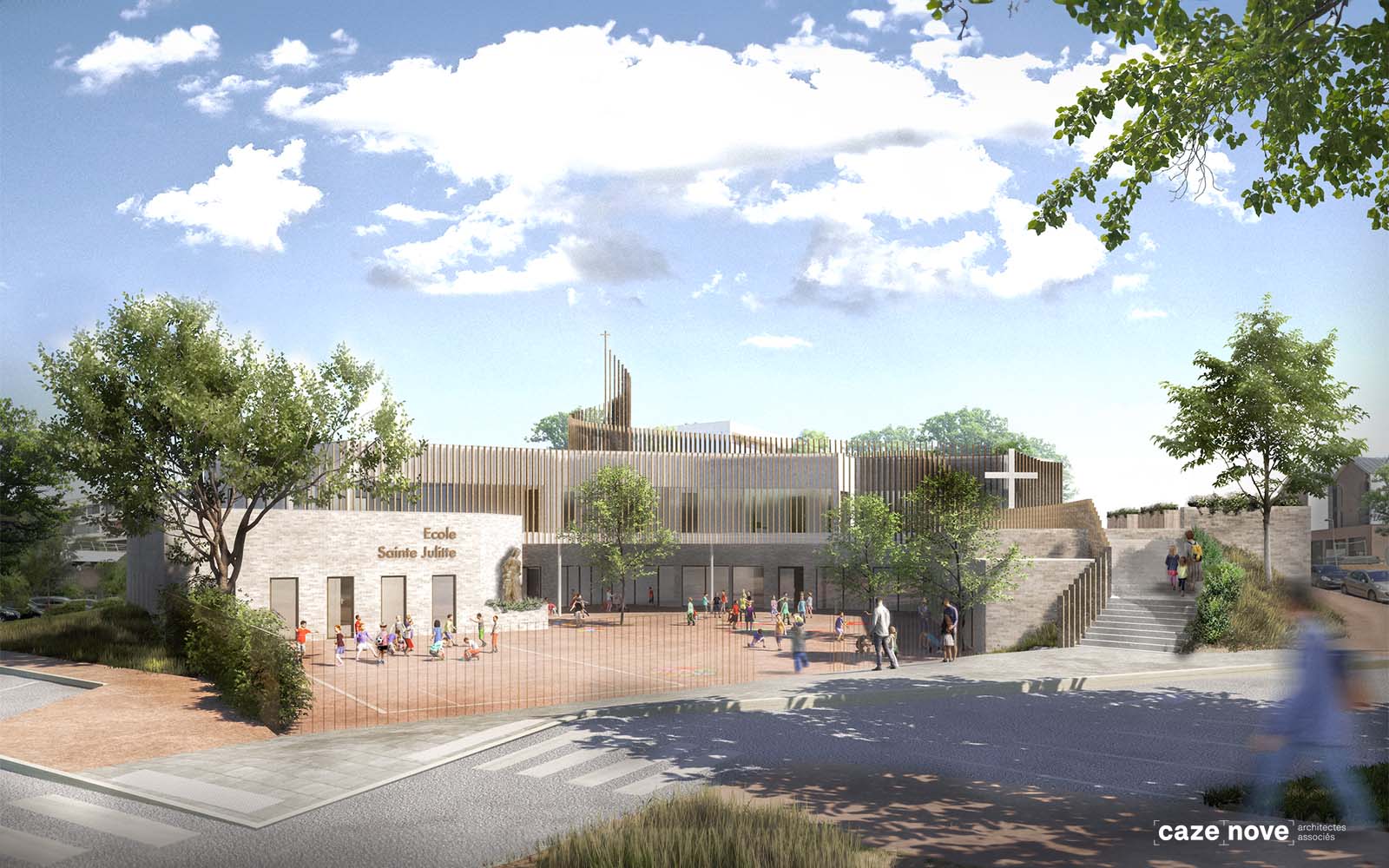 Page Accueil19_ecole Sainte Julitte_Rueil_Malmaison_Construction neuve_concours