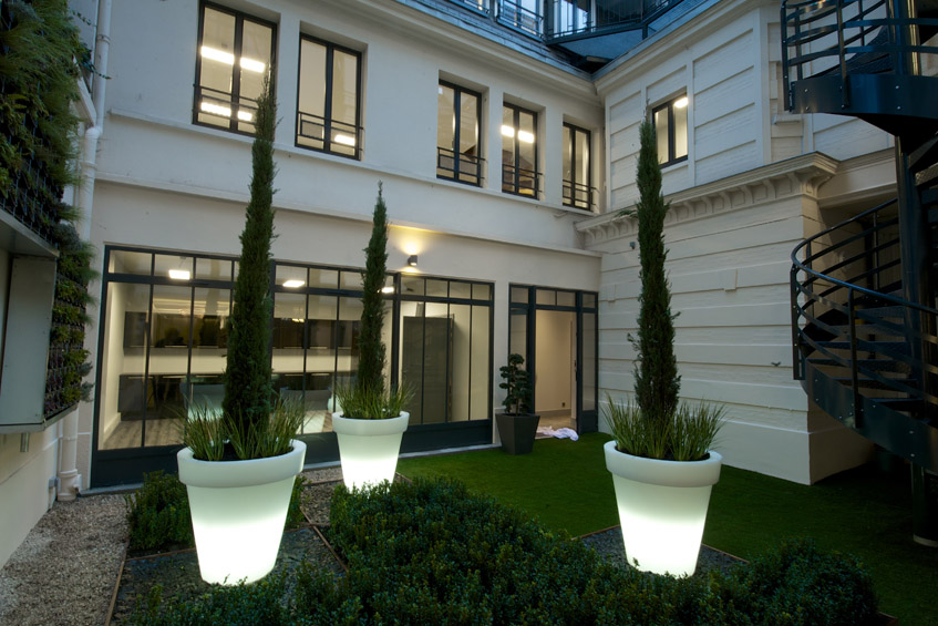 Cazenove Architecte Hall Bureaux Chateaubriand Paris 006