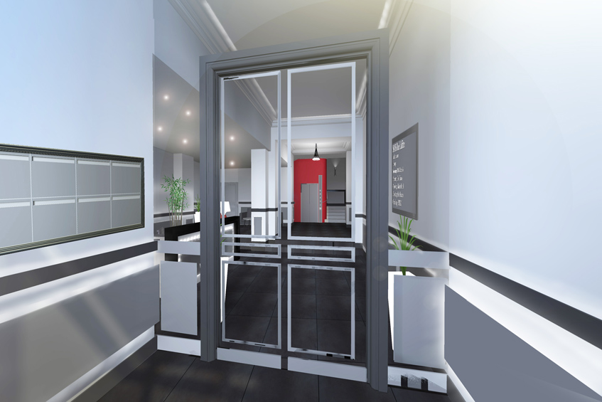 Cazenove Architecte Hall Bureaux Lafitte Paris 001