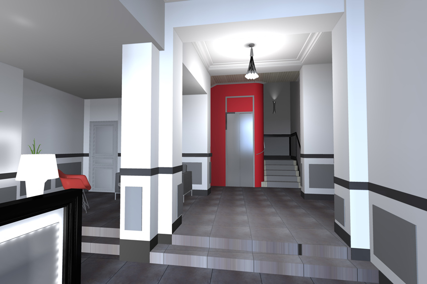 Cazenove Architecte Hall Bureaux Lafitte Paris 004