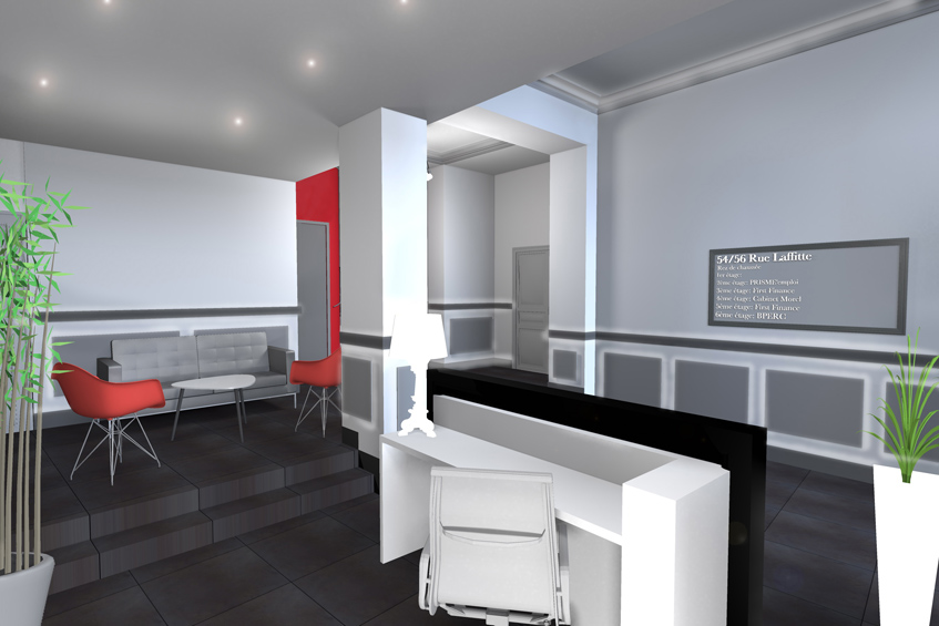 Cazenove Architecte Hall Bureaux Lafitte Paris 005