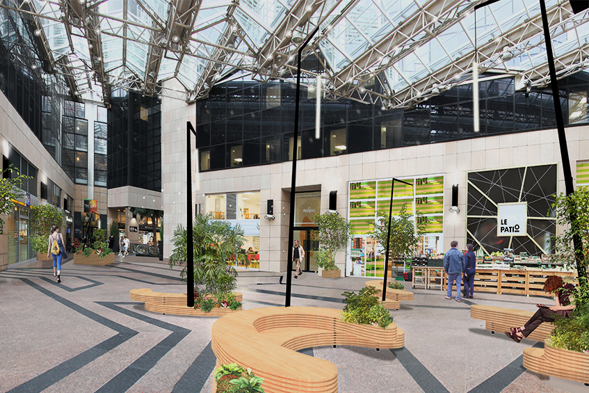 Cazenove Architecte Centre Commercial Tertiaire Rueil Malmaison Le Patio 004